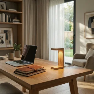 wooden-desk-lamp-placement-for-screen-comfort-and-focus